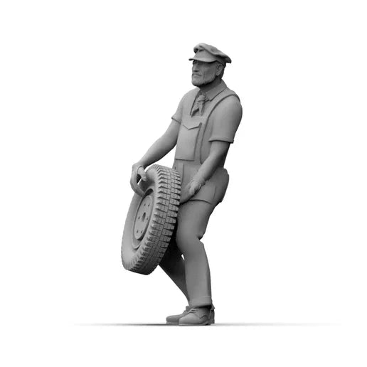 MM4170 Male Garage worker with Tyre