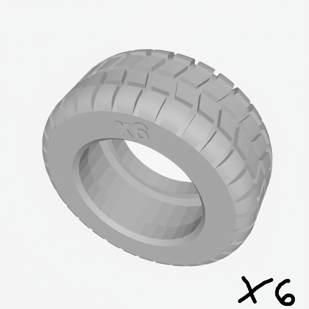 ACC022 Wheels x6