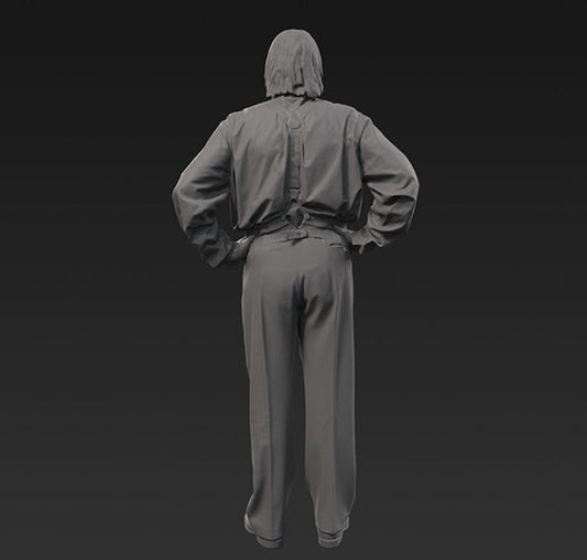 132s-0121 1900’s Smart Male Figure