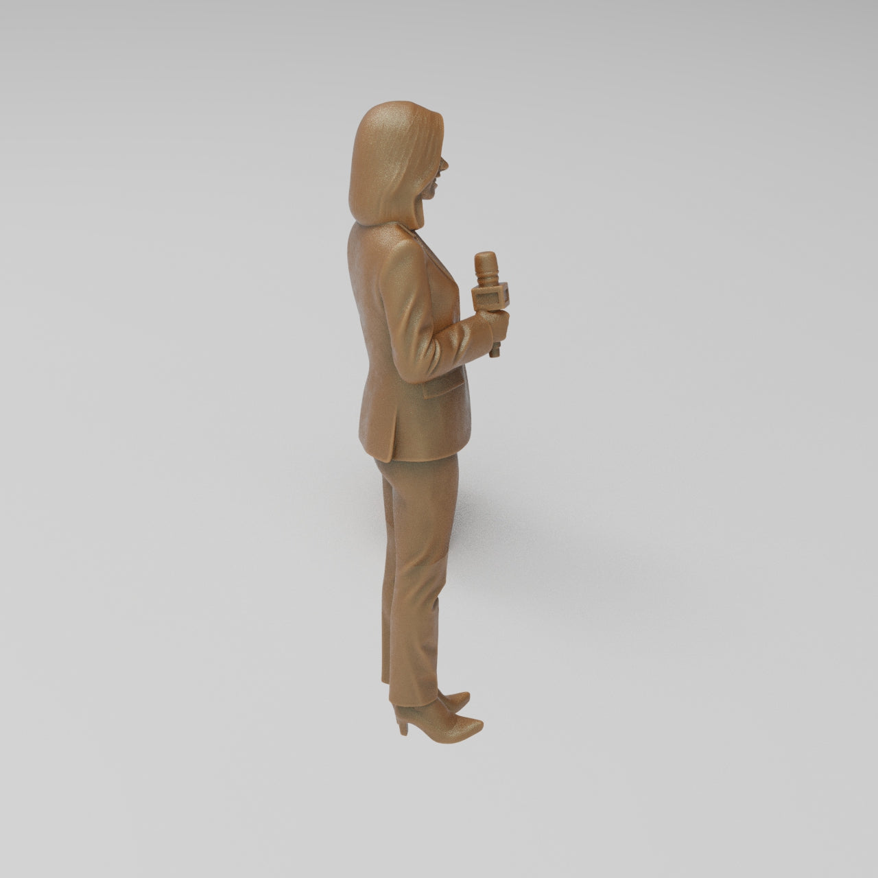 MM4342 TV News Team Female Reporter-1