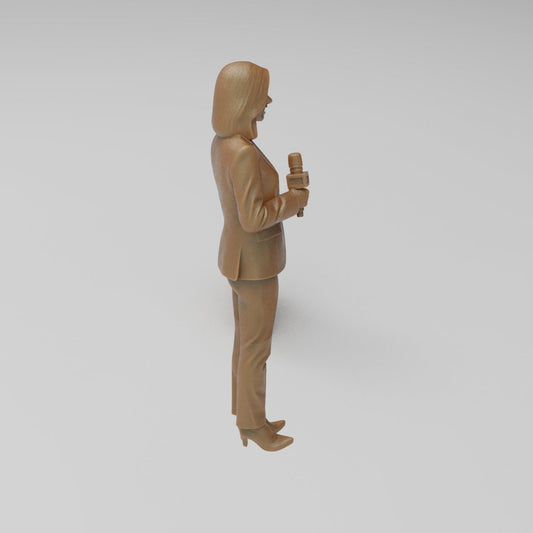MM4342 TV News Team Female Reporter-1