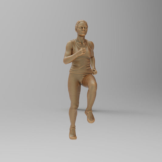 MM4222 Girl Running on the spot