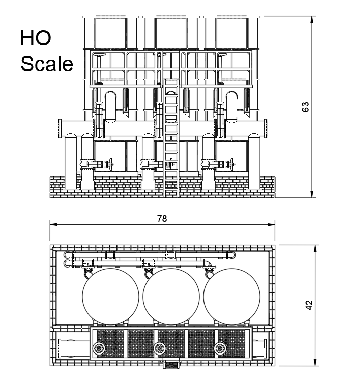 FM506C – Gas Works Condenser OO/HO Scale