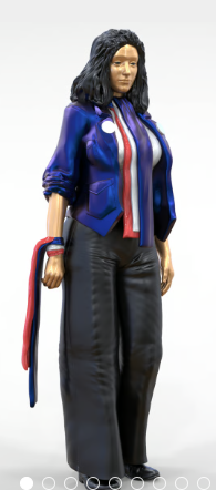 MM401 Football Fan Woman