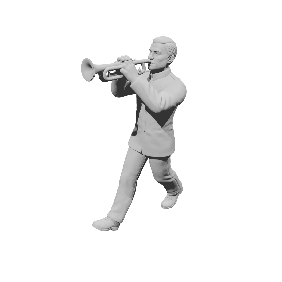 MM2238 HS Marching Band Member-10 Walking Cornetist