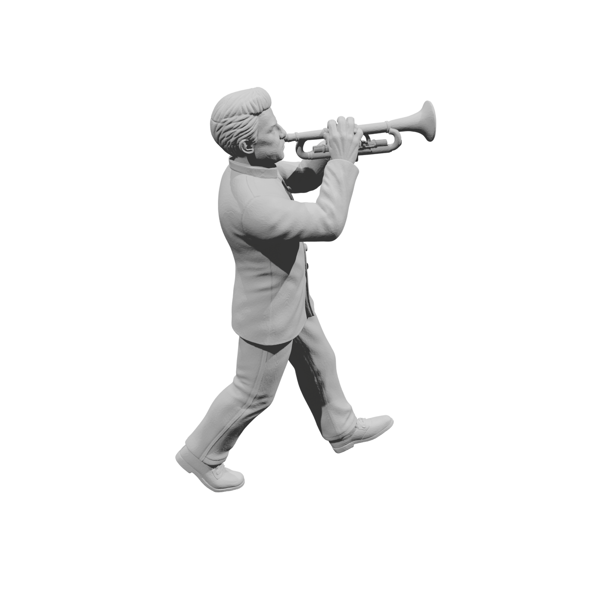 MM2239 HS Marching Band Member-11 Walking Trumpeter