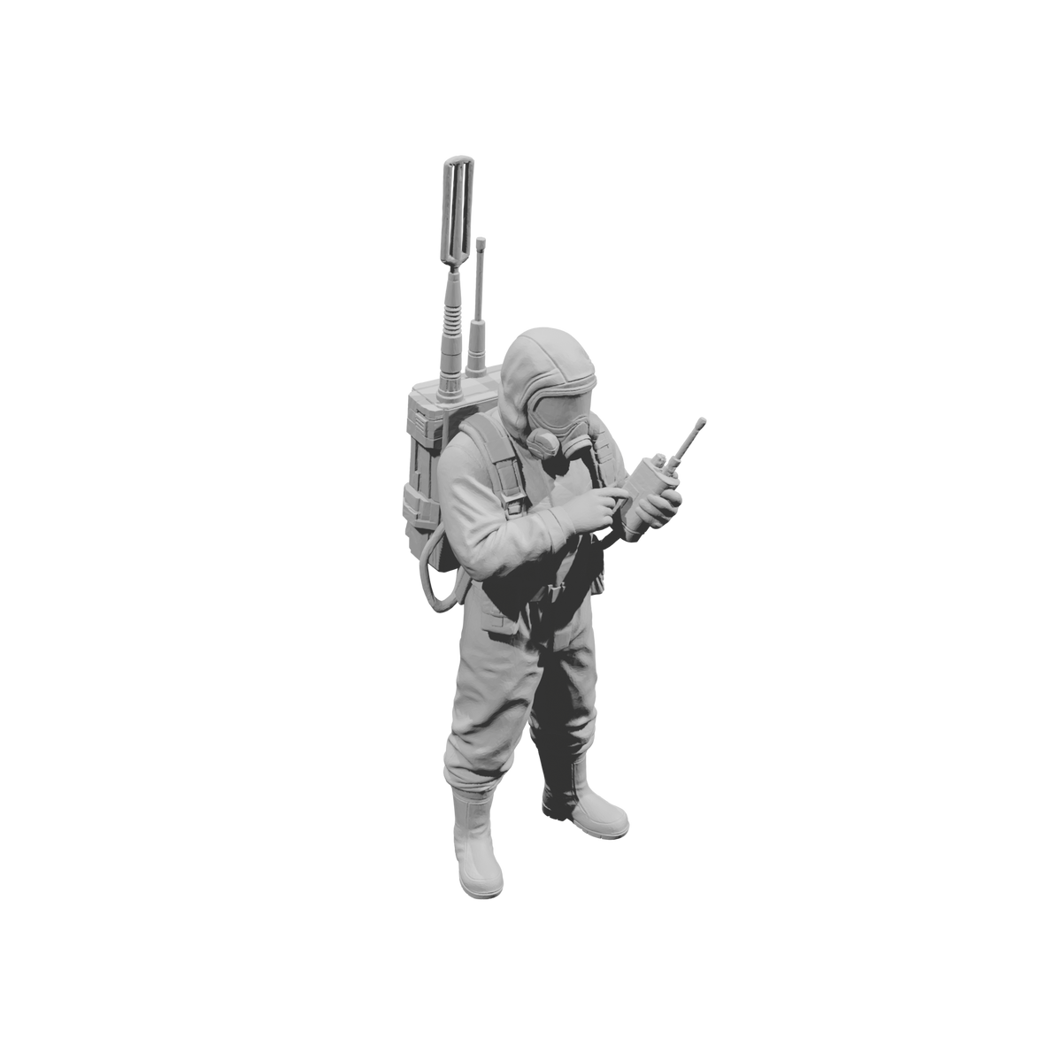 MM2173 Hazmat Materials Crew-4 Radio Operator with Backpack