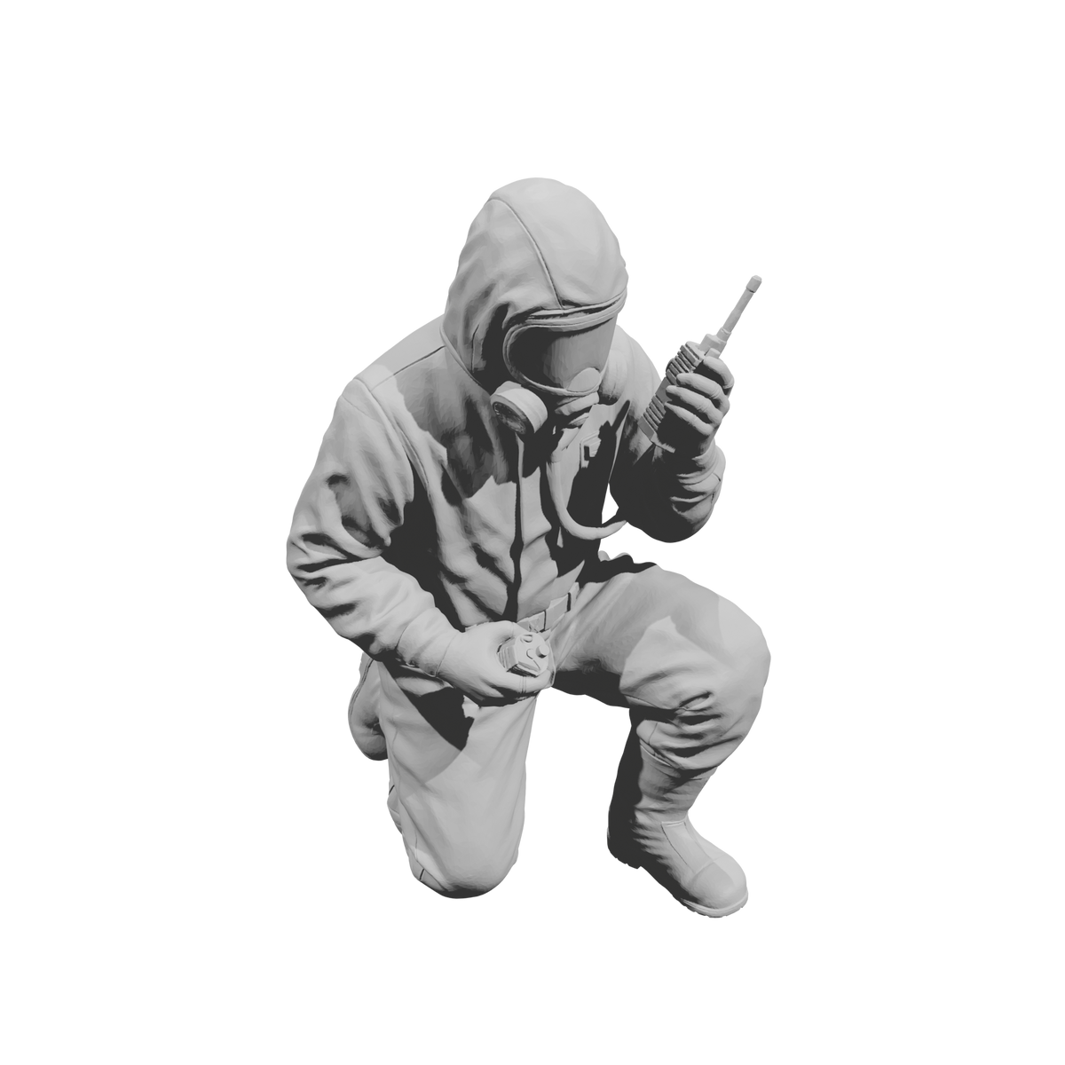 MM2175 Hazmat Materials Crew-7 Kneeling