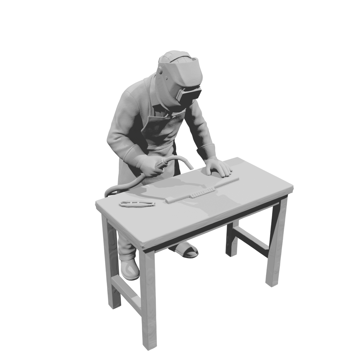 MM2215 Heavy Equipment Mechanic-19 Welder with Worktable