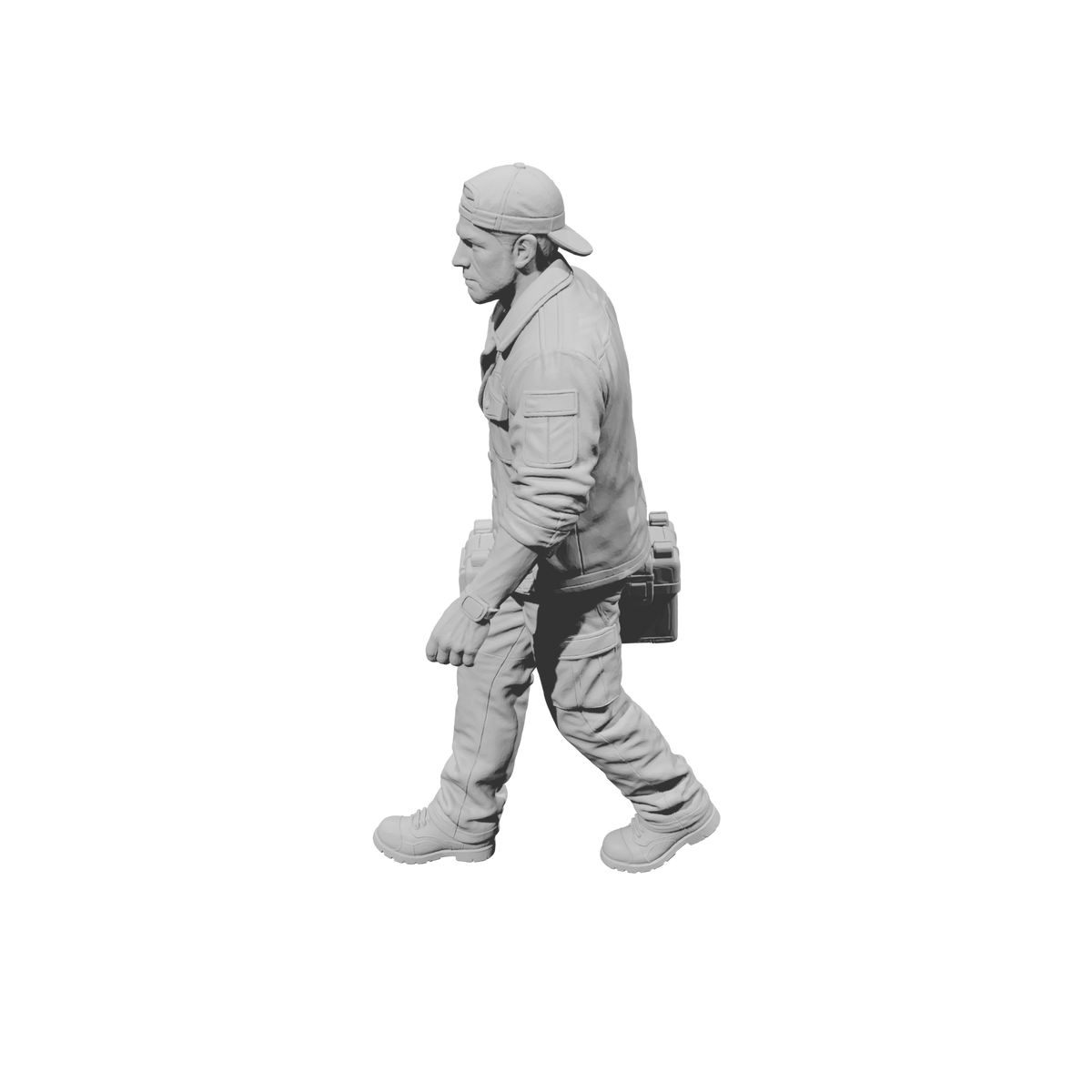MM2205 Heavy Equipment Mechanic-9 Walking Worker with Tool Case
