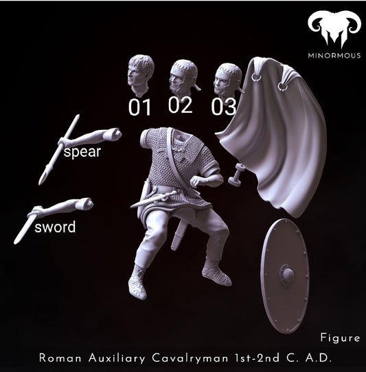 MIN106 Roman Auxiliary Cavalryman 1st-2nd C. A.D. Riding with Rome!