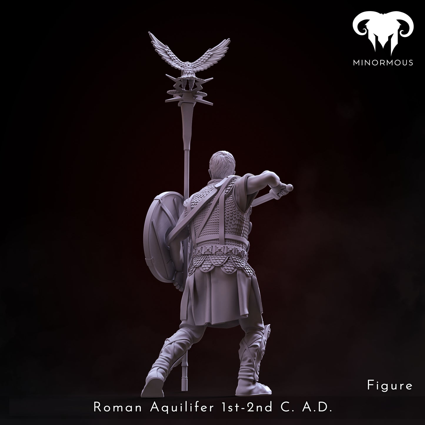 MIN109_ Roman Aquilifer 1st-2nd C. A.C. The Last Stand!