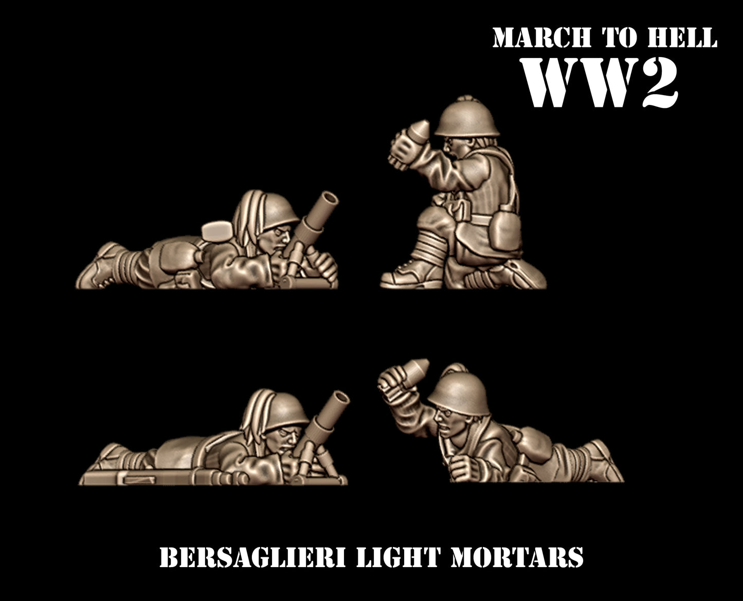 MTH WW2 BER LIGHT MORTAR TEAMS