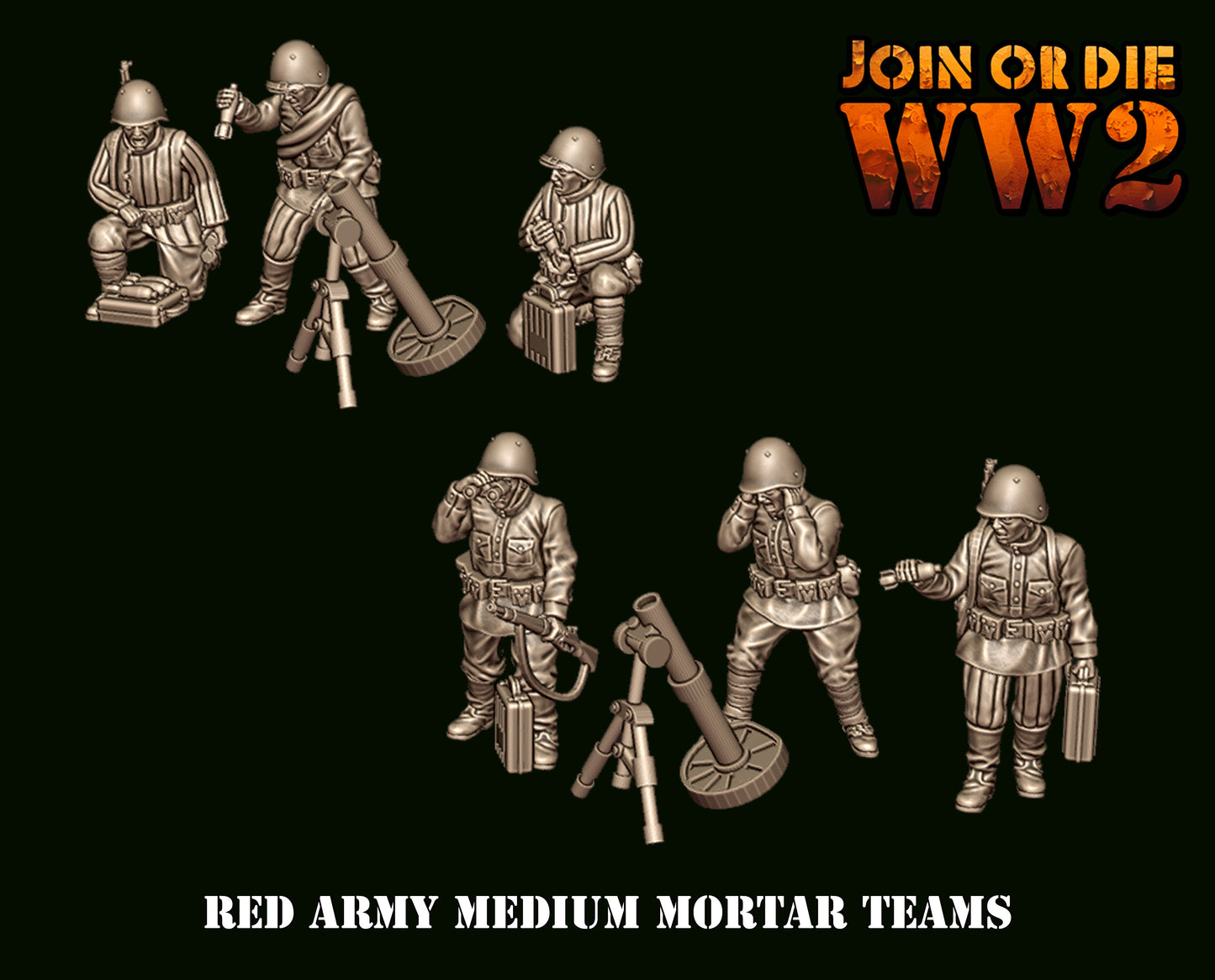 JOD WW2 RUS MEDIUM MORTAR TEAMS