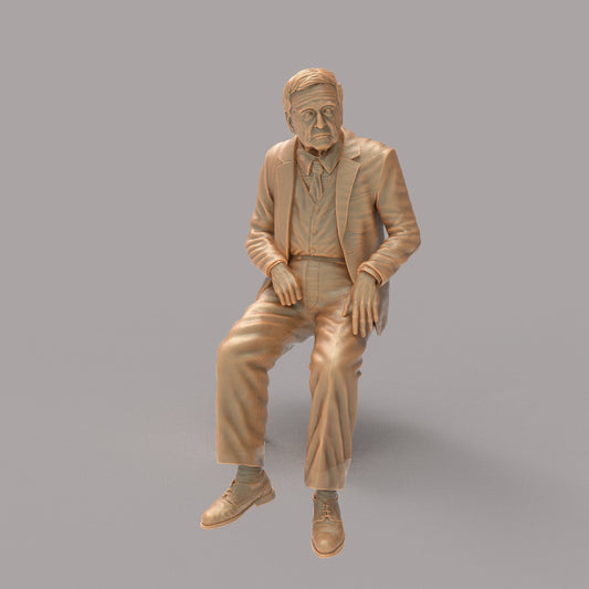MM1212 Old man sitting in a wheel chair