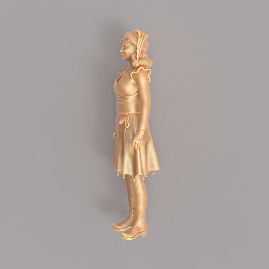 MM581 Female Figure Dressed as Christmas Elf