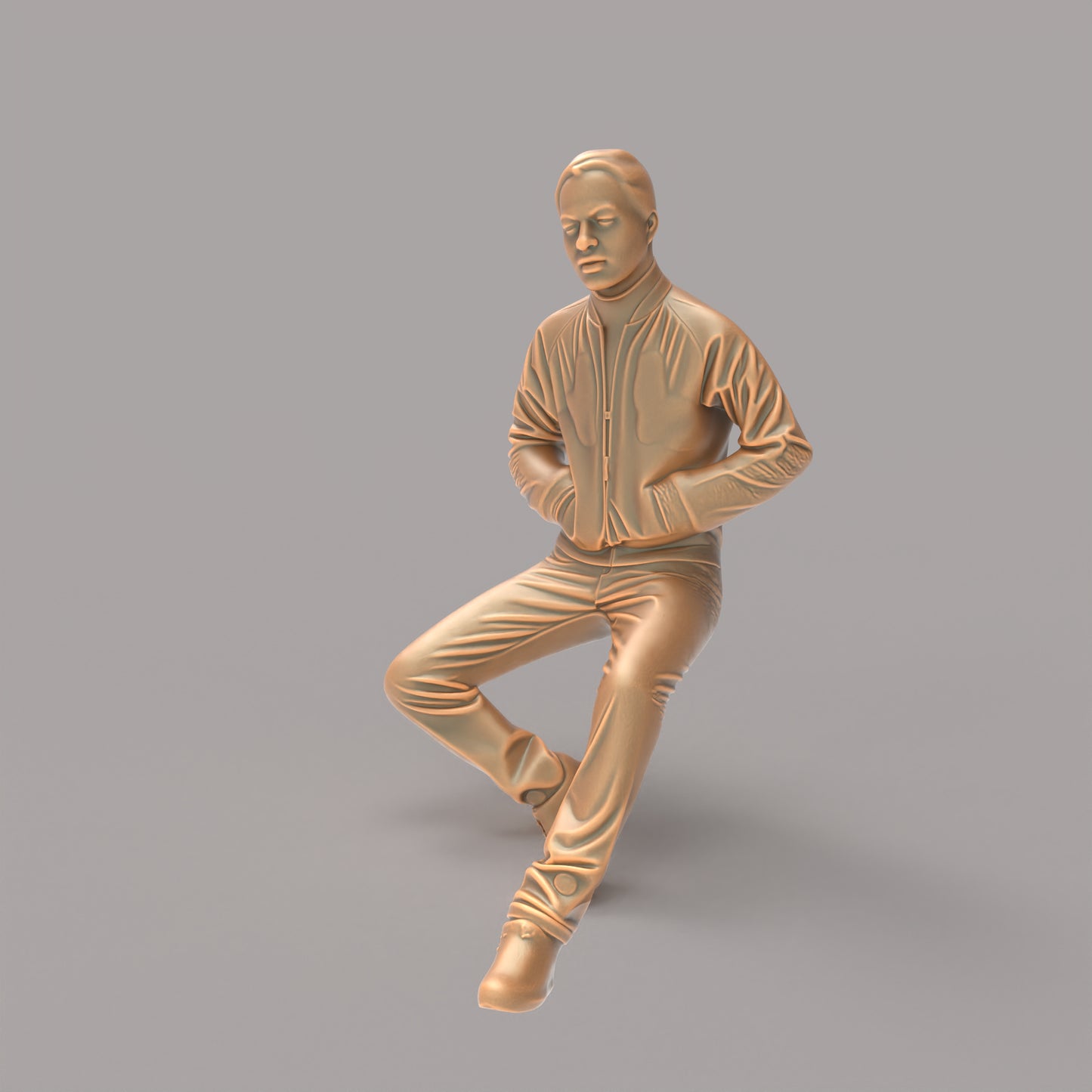 MM1389 Male Sitting