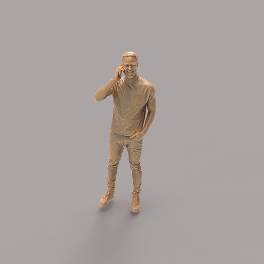 MM705 - Young Male talking on mobile phone