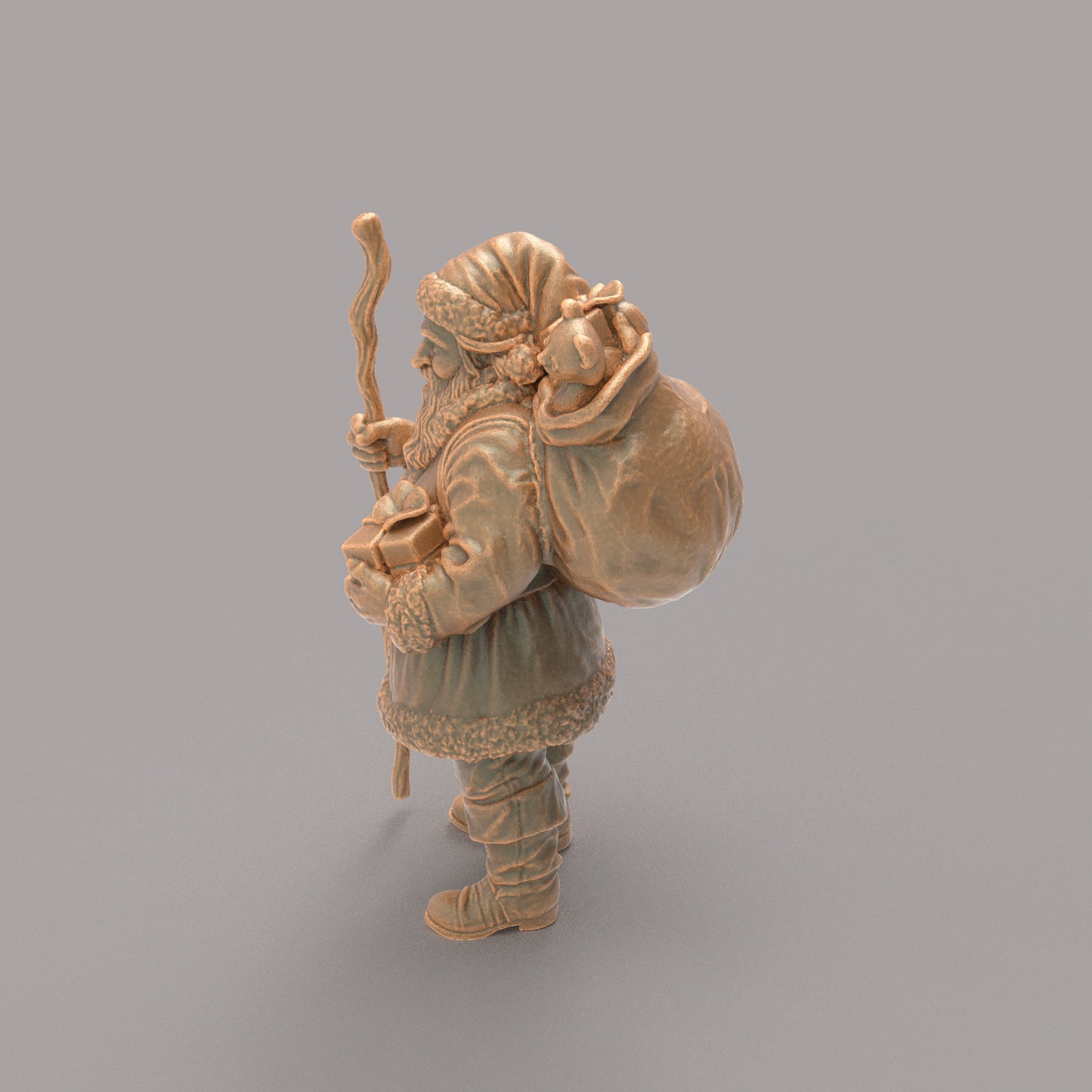 MM2149 Santa With Stick and Sack Of Toys