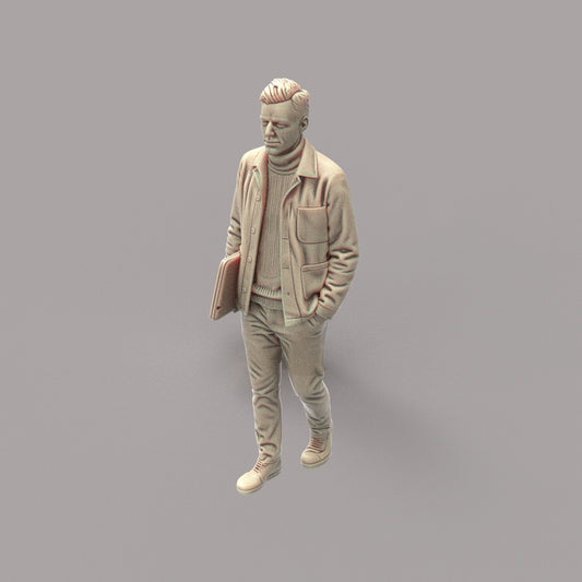 MM4177 Male Office Worker