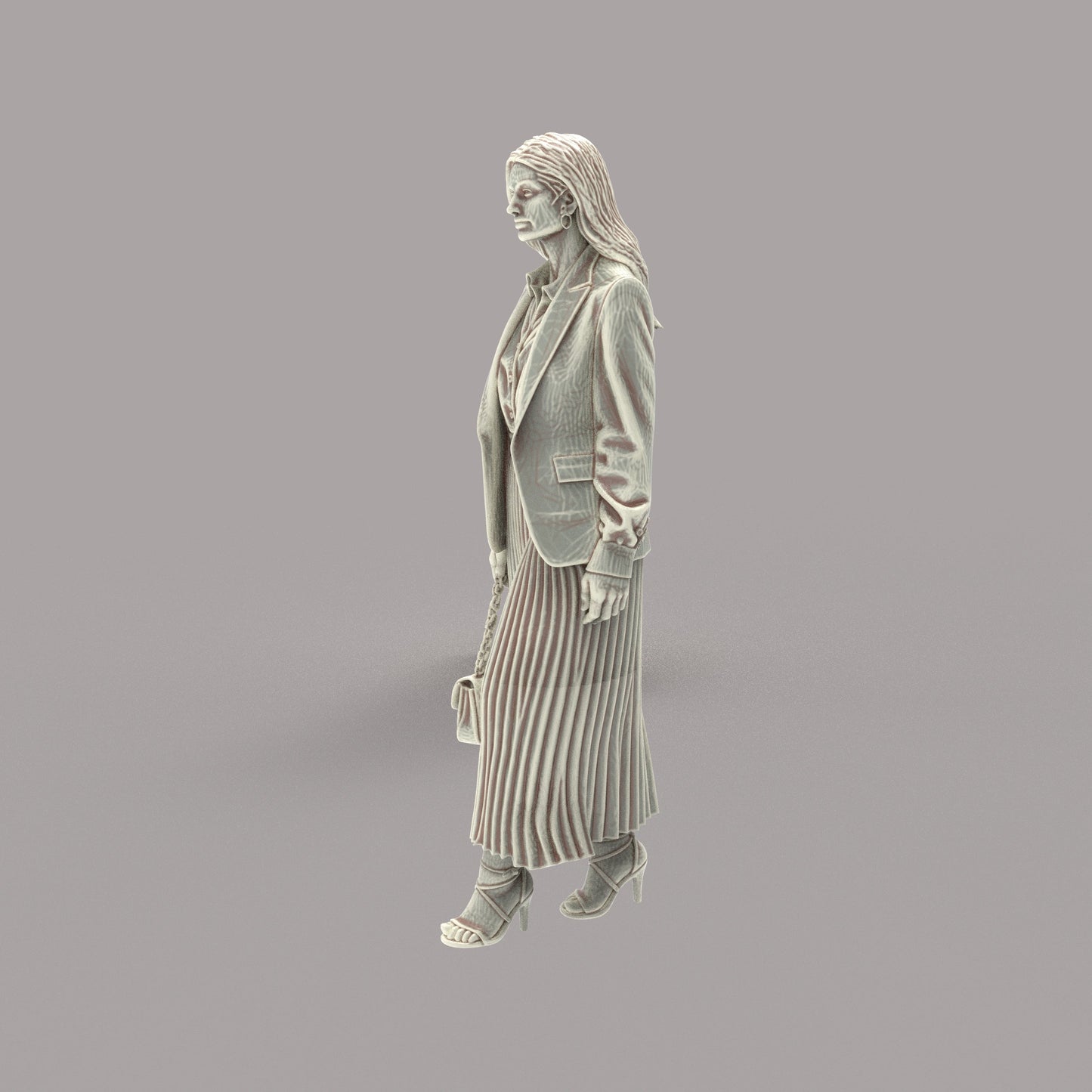 MM4191 Female in Pletted Skirt