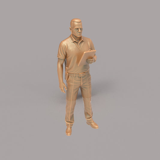 MM4331 Security Guard and Clip Board Figure