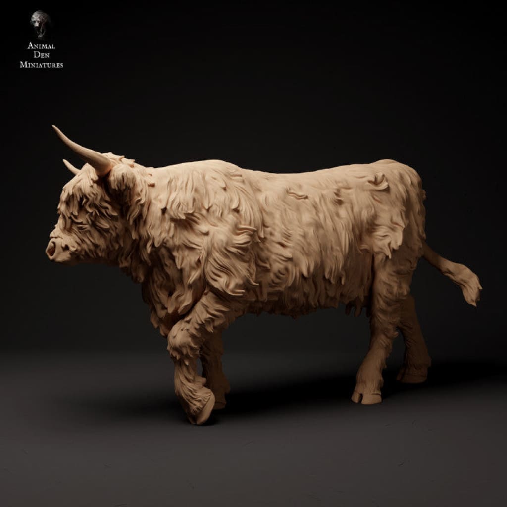 Adm1502 Highland Cow Walking X 2 Animal