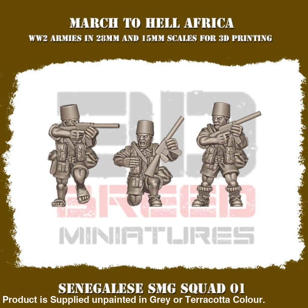 French Foreign Legion SENEGALESE SMG SQUAD 01 Figure