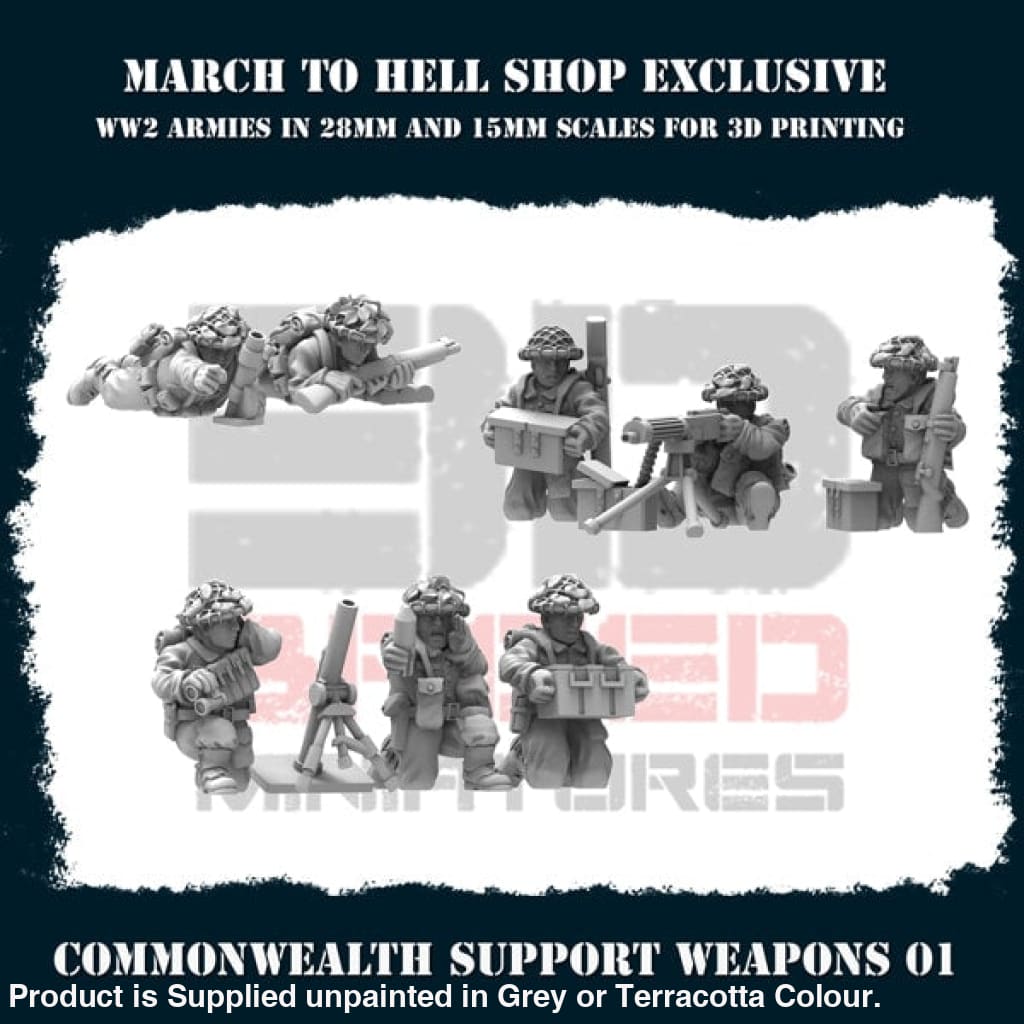 Gb Commonwealth Airborne Support Weapons Figure