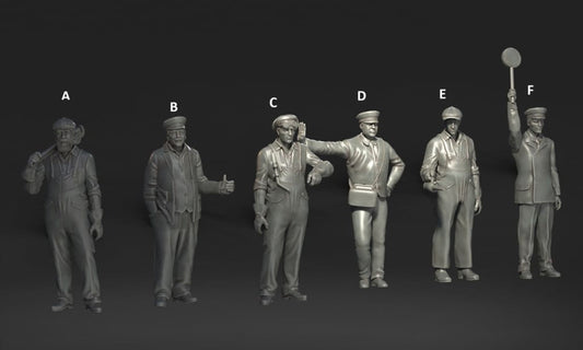 MM1151 Railway Station staff Figure