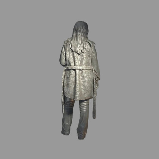 MM1184 In coat with Coffee Figure