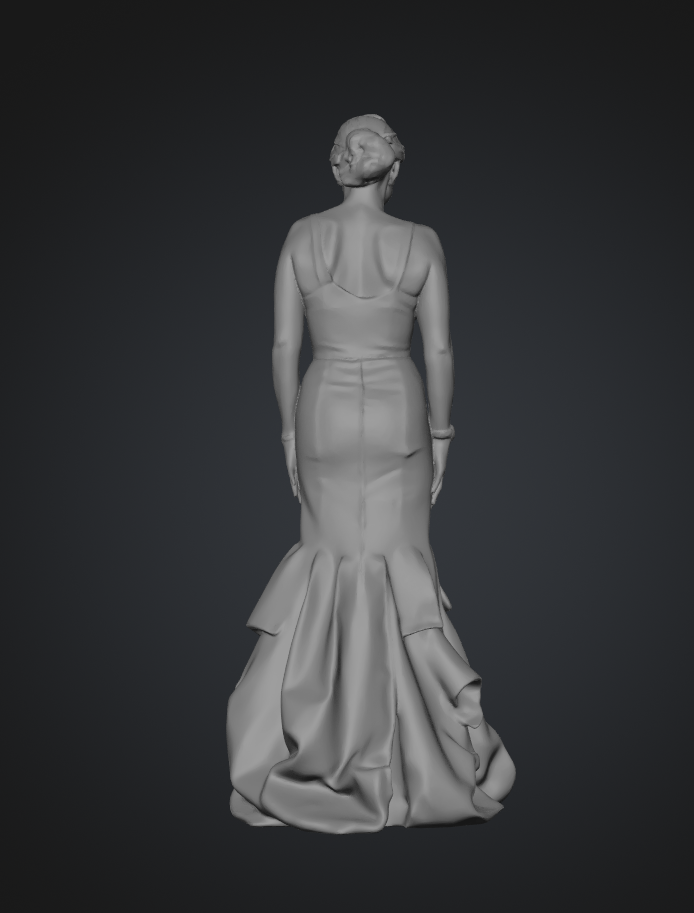 MM136 Young Girl in a Lovely Evening Dress
