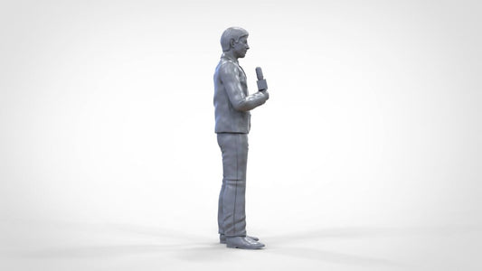 Male Tv/radio Reporter Figure