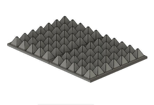 PJD009 Model Railway Platform Anti-Trespass Panel Rubber