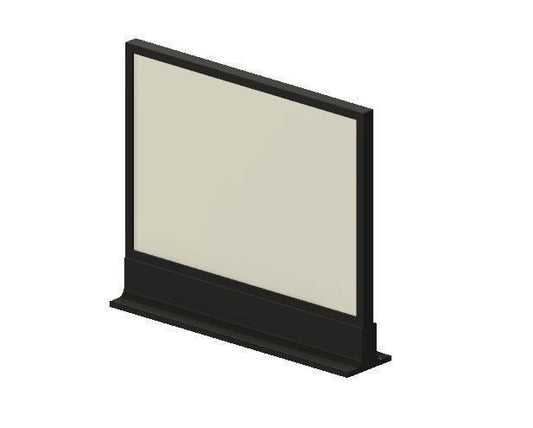 PJD049 Model Railway Railway Station Poster Board
