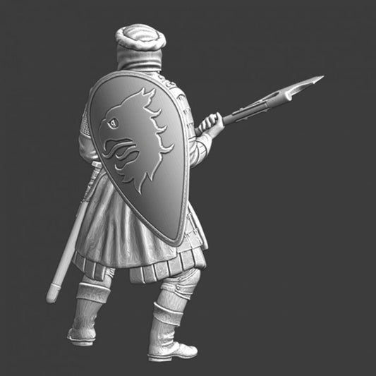 NCM074 Medieval Swedish crusader - with great axe Medieval