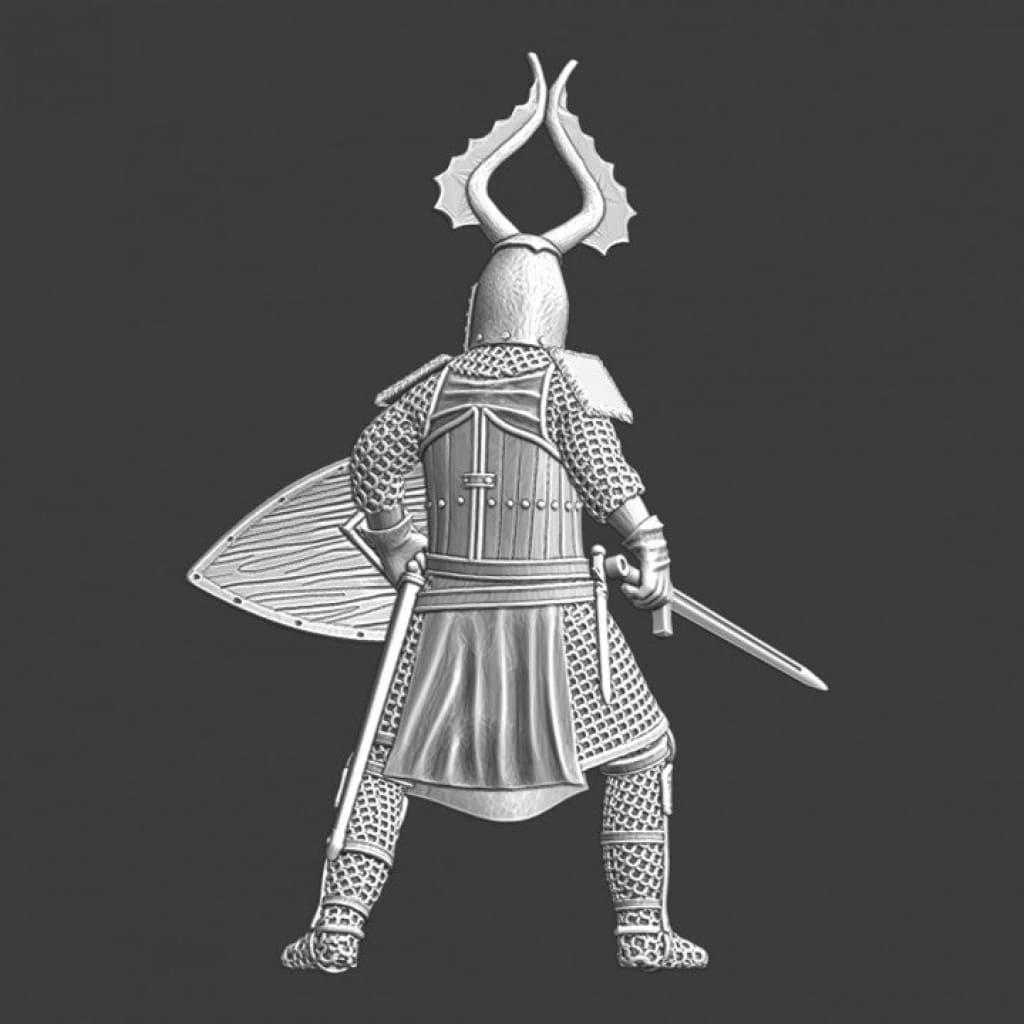 NCM087 Medieval Teutonic Knight - sword and shield Medieval