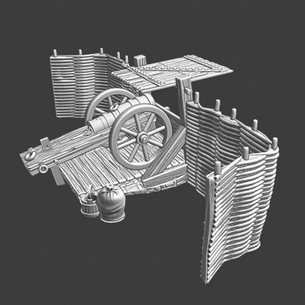 NCM123 Medieval gun emplacement Medieval