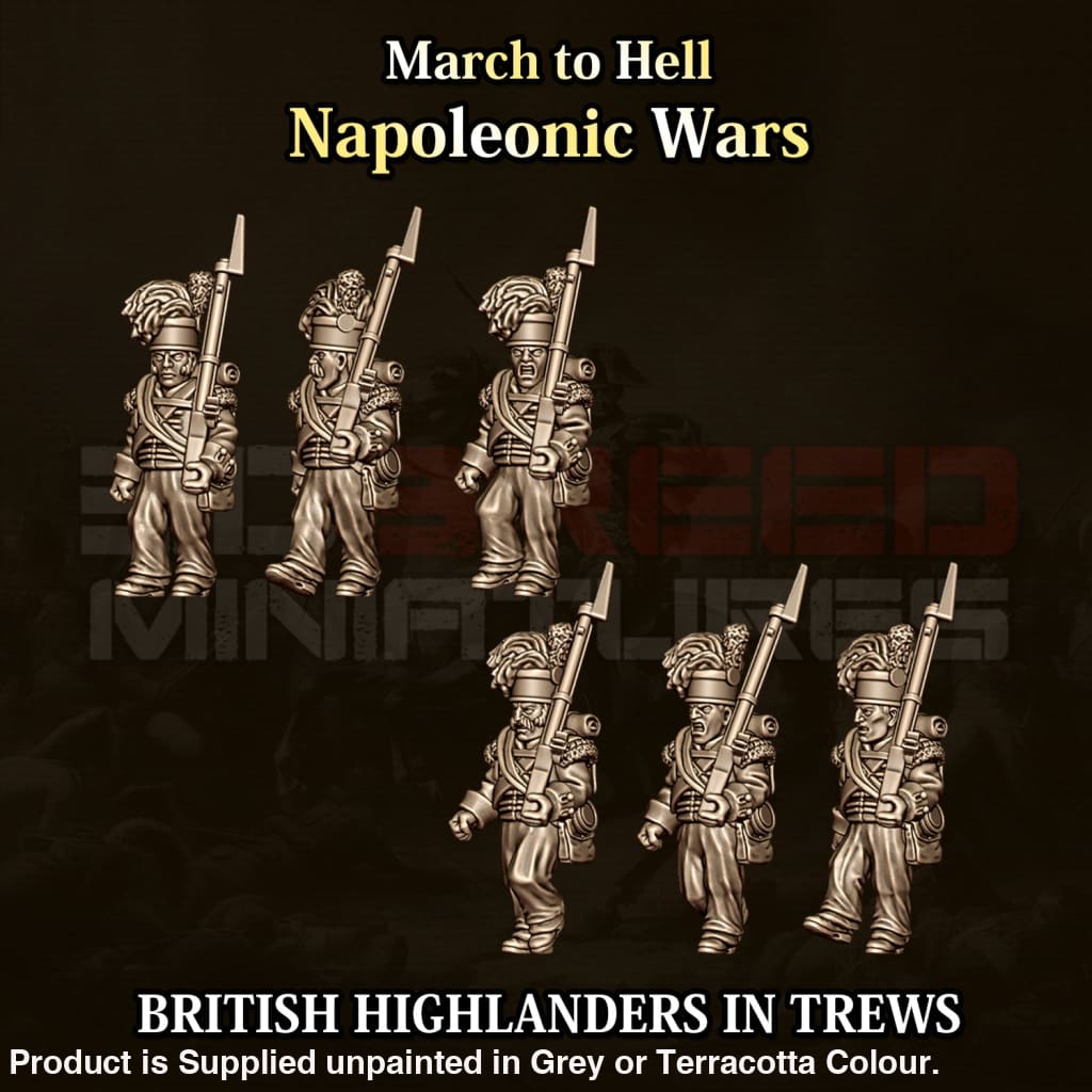 NWB Napoleonic British Highlander in Trews Figure