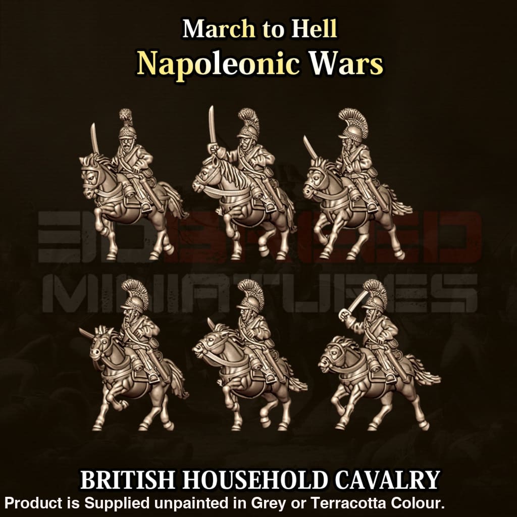NWB Napoleonic British Household Cavalry 15mm Figure
