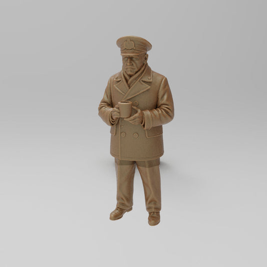 MM4399 Naval Officer with Tea WW2