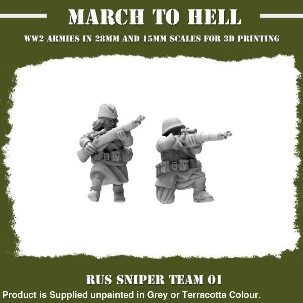 Red Army Sniper Team Figure