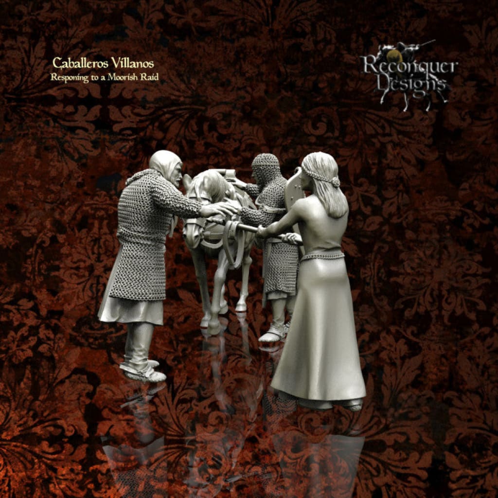 REM0042 Caballeros Villanos responding to a Moorish raid! 1:32 Medieval