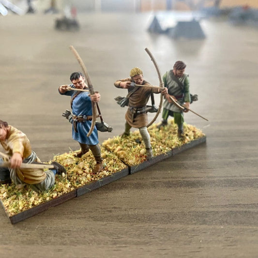REM0095 Unarmoured Spanish Levy ’Set A’ 54mm 1:32 Medieval