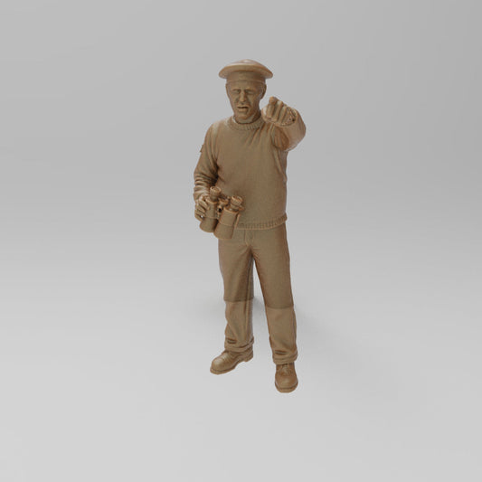 MM4399 Naval sailor with binoculars 3 WW2