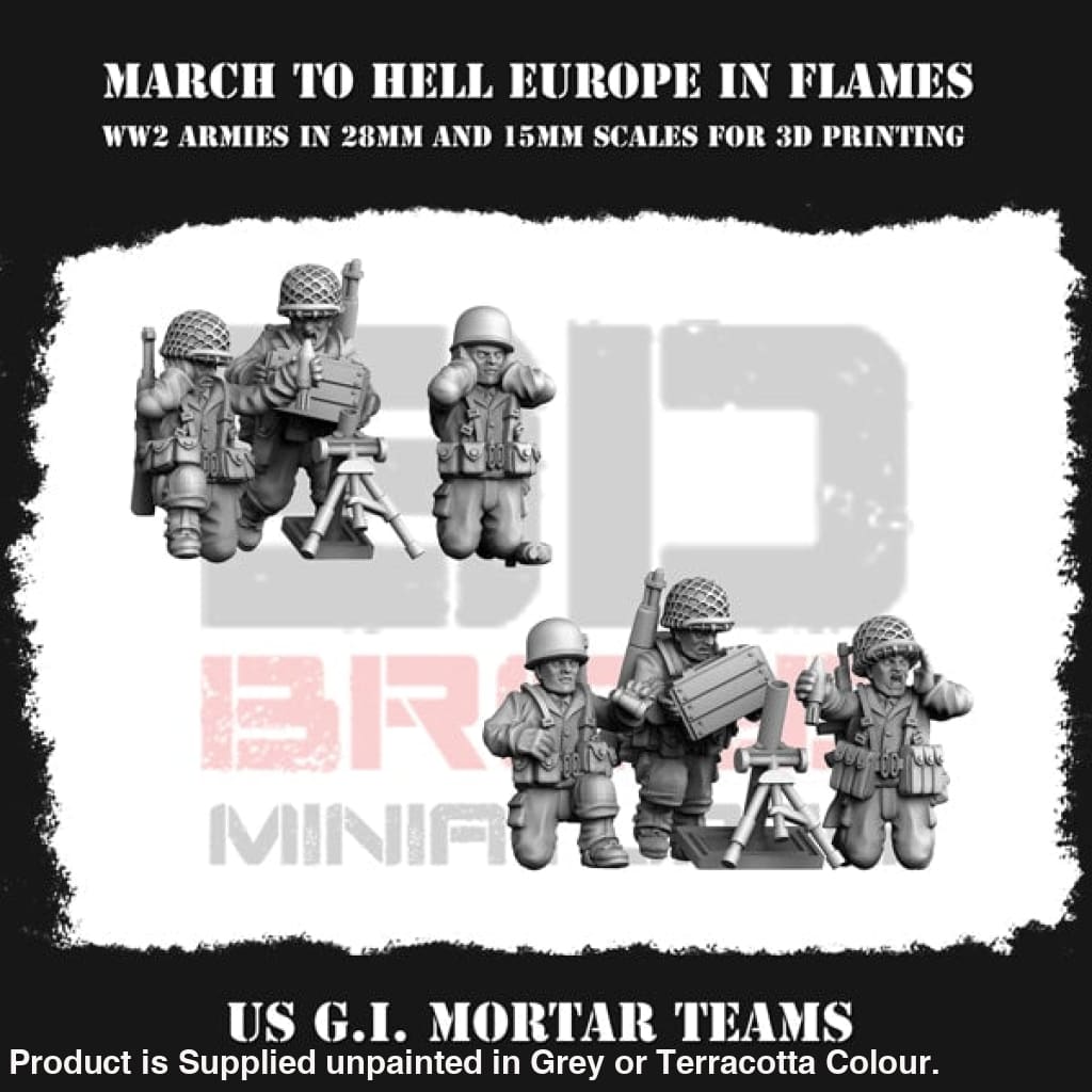 Us G.i. Mortar Teams Figure