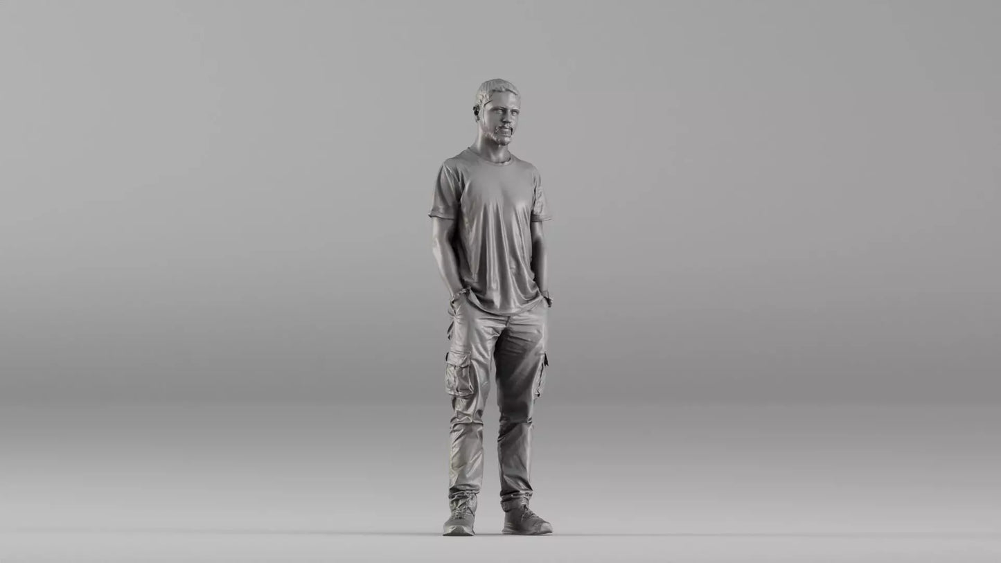MM1346 Casual Male Hands in Pockets