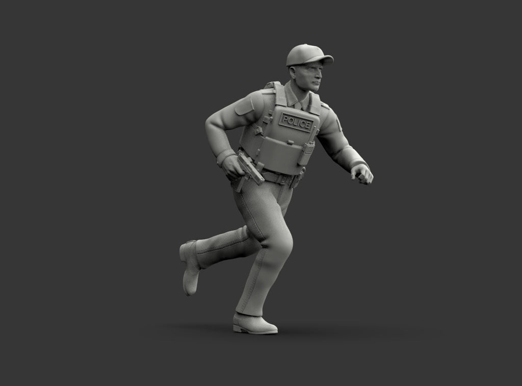 MM1221 Policeman Running