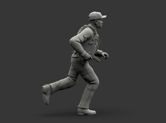 MM1221 Policeman Running