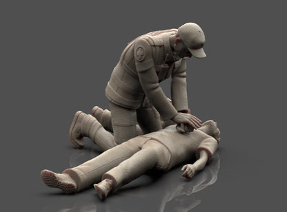 MM1226 Ambulance Crew and Casualty